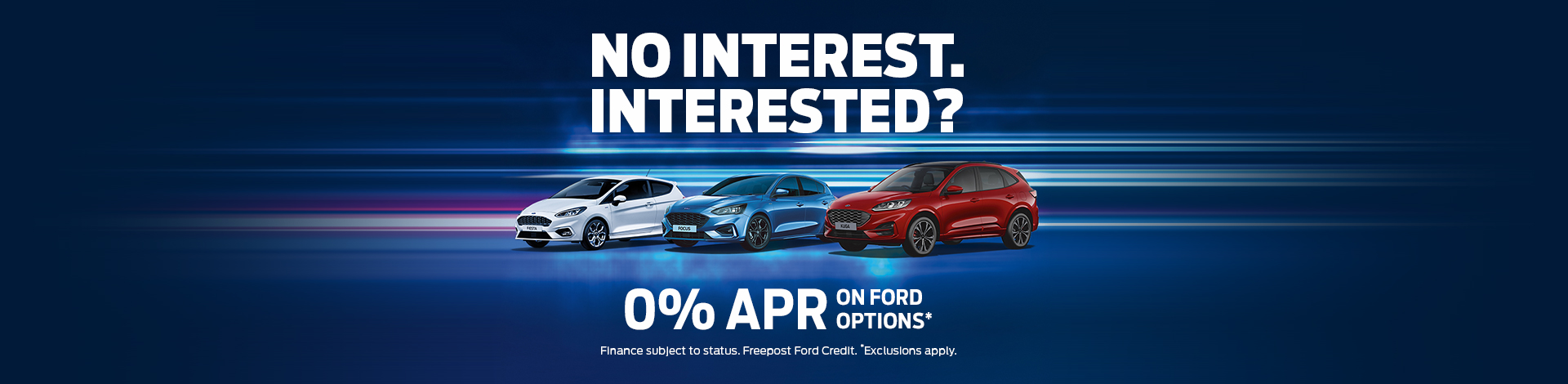 Ford 0% Finance Page