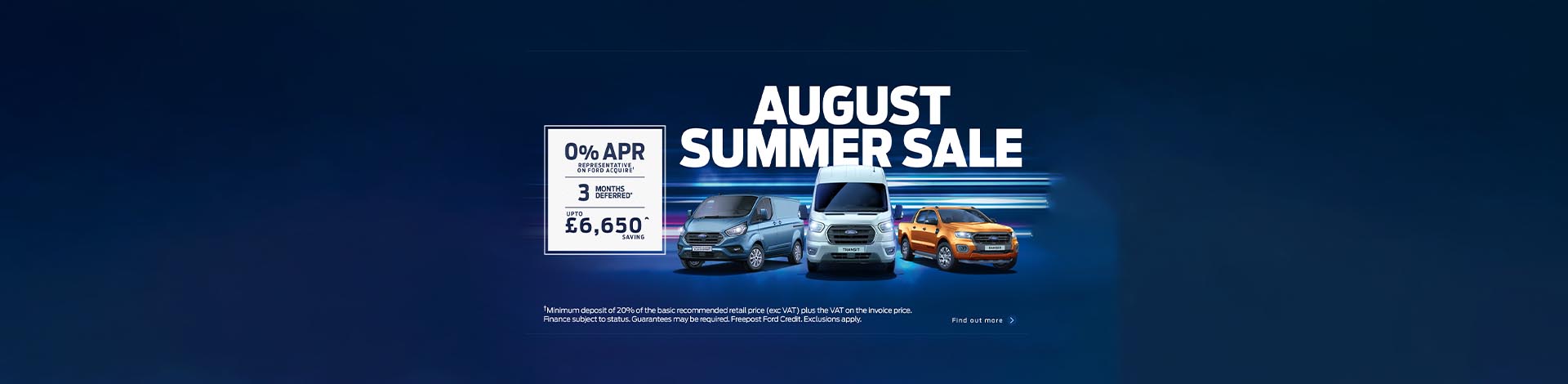 Ford Summer Sale August 2020