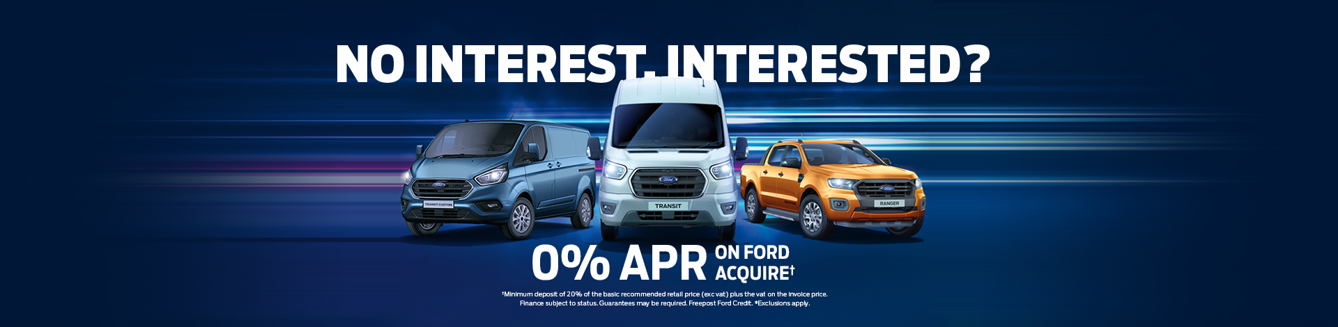 Ford Vans No Interest Interested (0% Finance)
