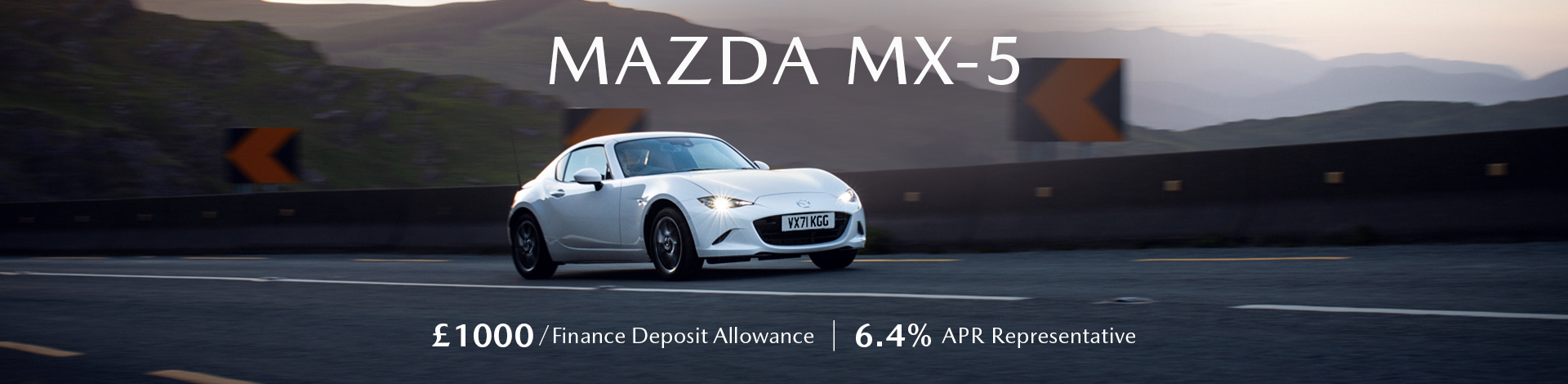 Mazda MX-5 Offer Banner Apr 22