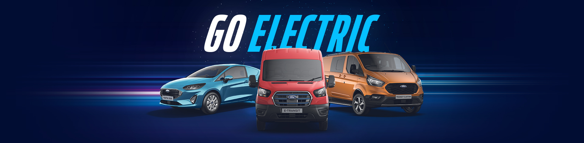 Electric and Hybrid Ford Vans