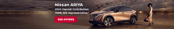 Nissan ARIYA Pre-Order Banner