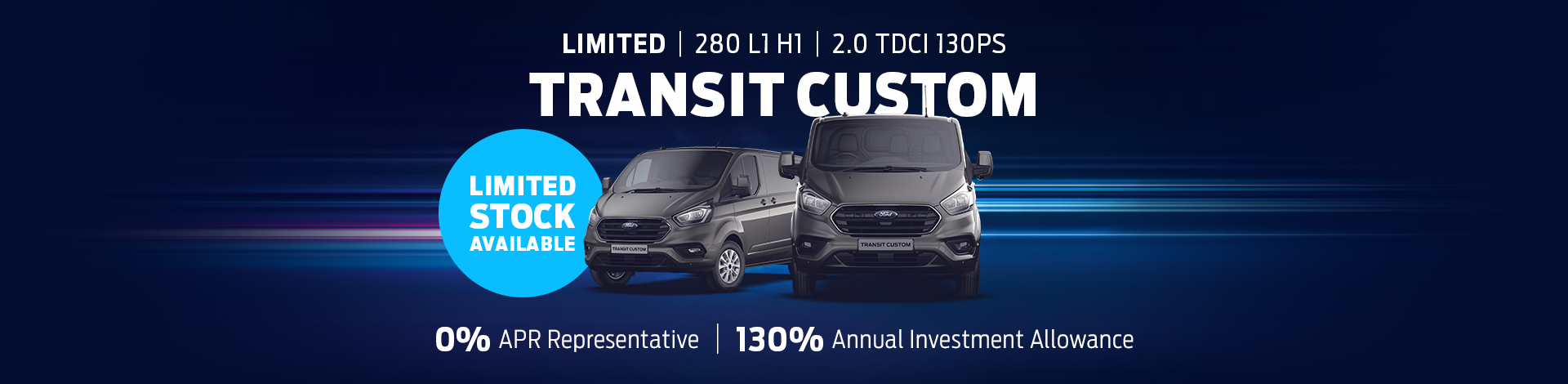 Ford Transit Custom Limited In Stock Q222