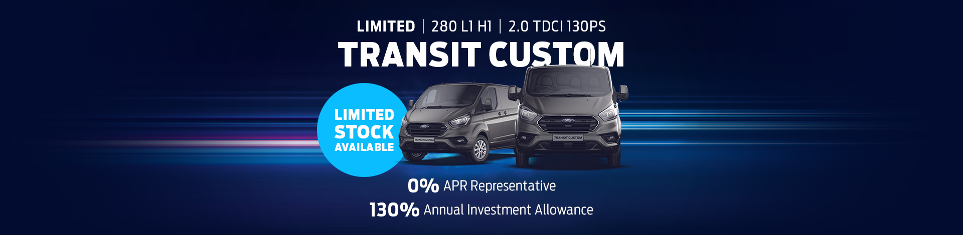 Ford Transit Custom Limited In Stock Q222
