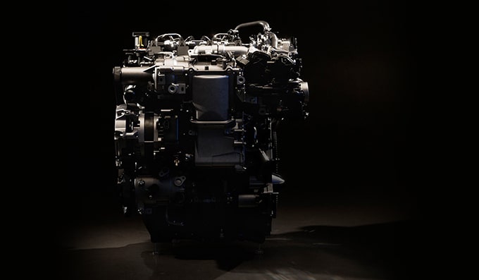 Mazda Skyactiv-X 2.0 litre engine with 178 brake horsepower.
