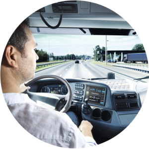 Driver with Digital Tachograph